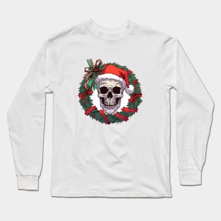 Christmas Skulls Long Sleeve T-Shirt